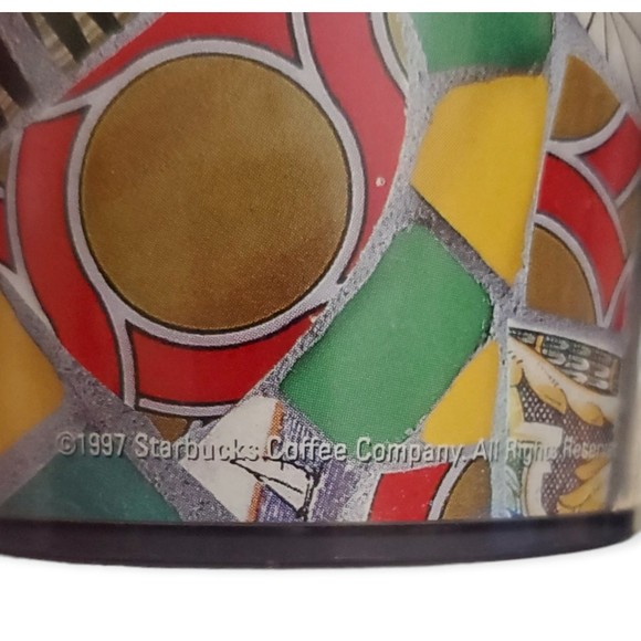 1997 Shards for Starbucks Chicago Illinois Coffee Travel Mug Thermo Serv 16oz. - Picture 5 of 8